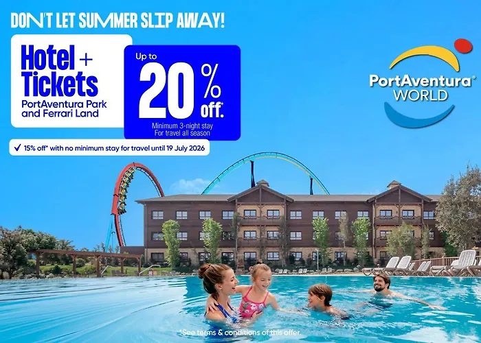 PortAventura Hotel El Paso - Includes unlimited access to PortAventura Park&1 access to Ferrari Land Salou